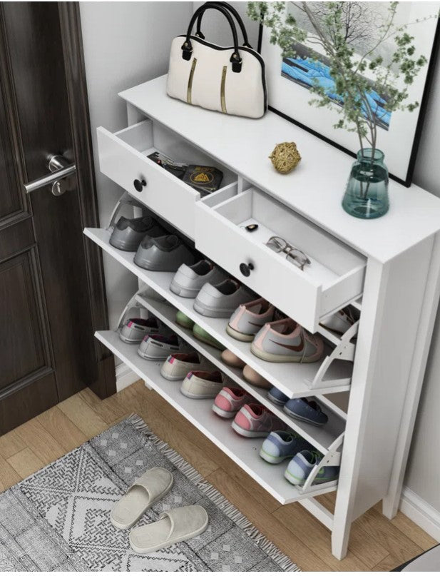 16 Pair Shoe Storage Cabinet