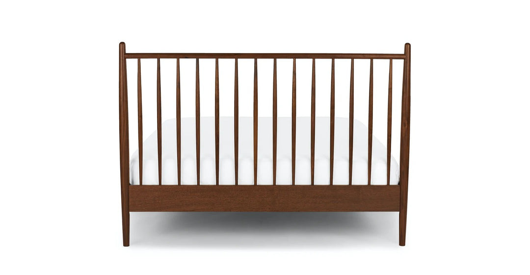 Lenia Walnut Queen Bed