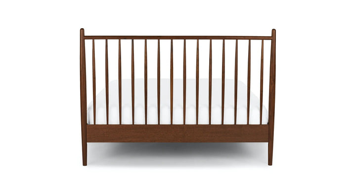 Lenia Walnut Queen Bed