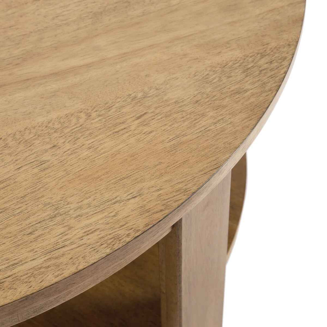 Aamnah Prayash Tiered Round Living Room Coffee Table