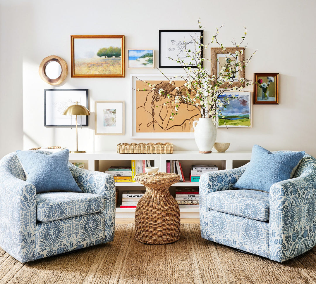Woven Round Seagrass Side Table