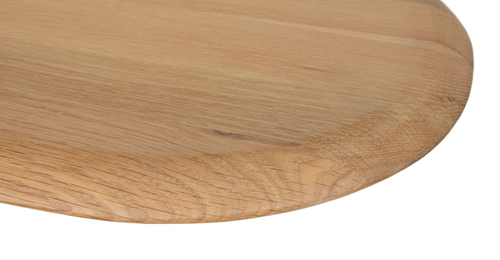 Portima Oak Adjustable Side Table