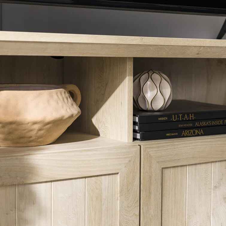 Rahzel 2-Door Corner TV Stand