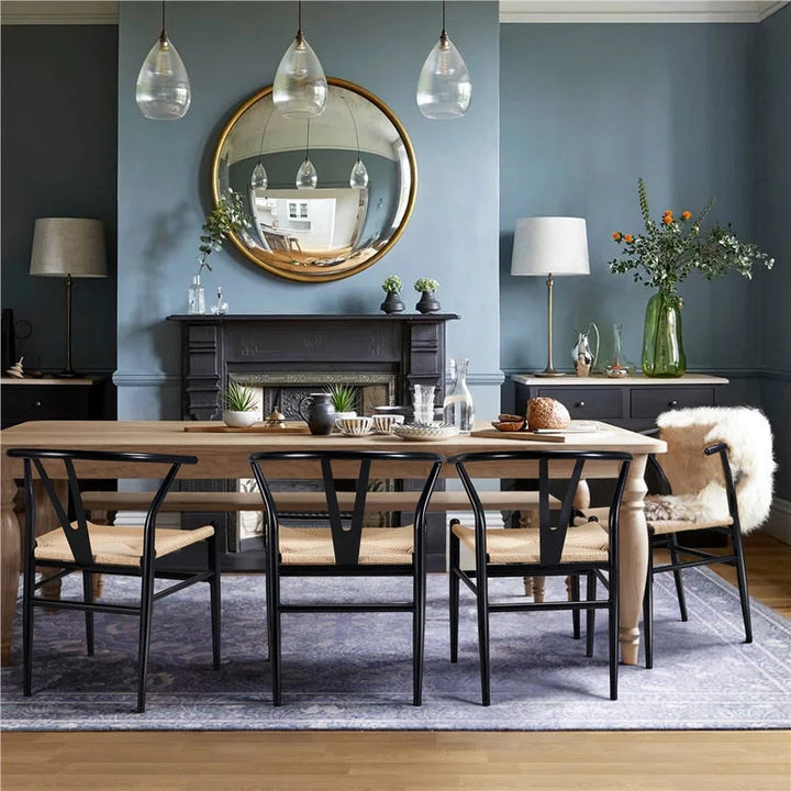 Gustavo Wishbone Arm Chair Set of 2