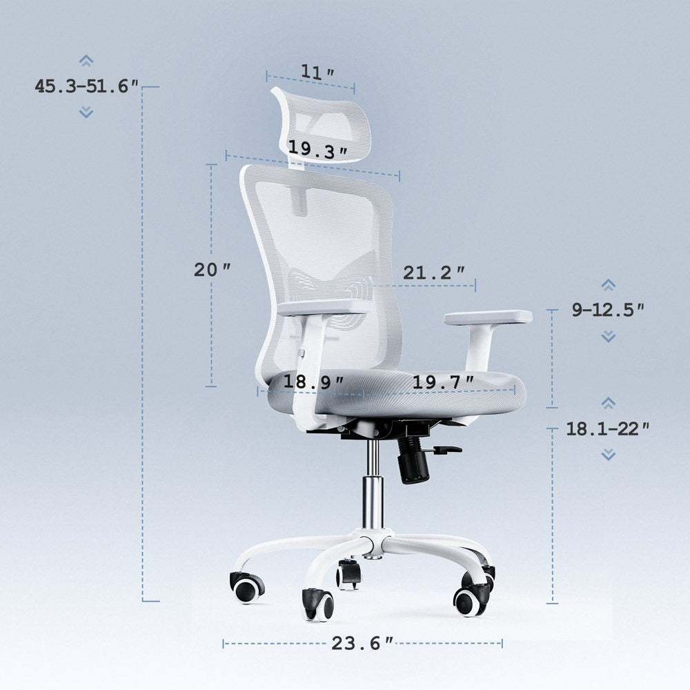 Thurso Polyester Blend Task Chair with Headrest