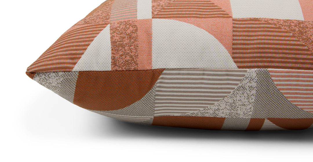 Molbo Jacquard Red Pillow With Insert-22"x22"