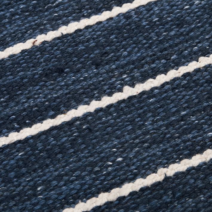 Cord Stripe Indoor Rug Midnight 8'x12'