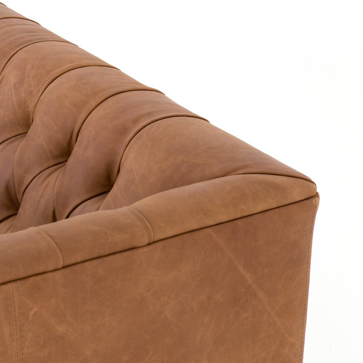 Tailor Leather 90" Sofa
