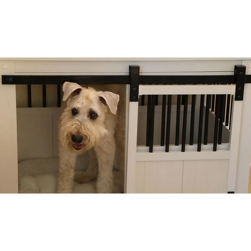 Sliding Barn Door Pet Crate