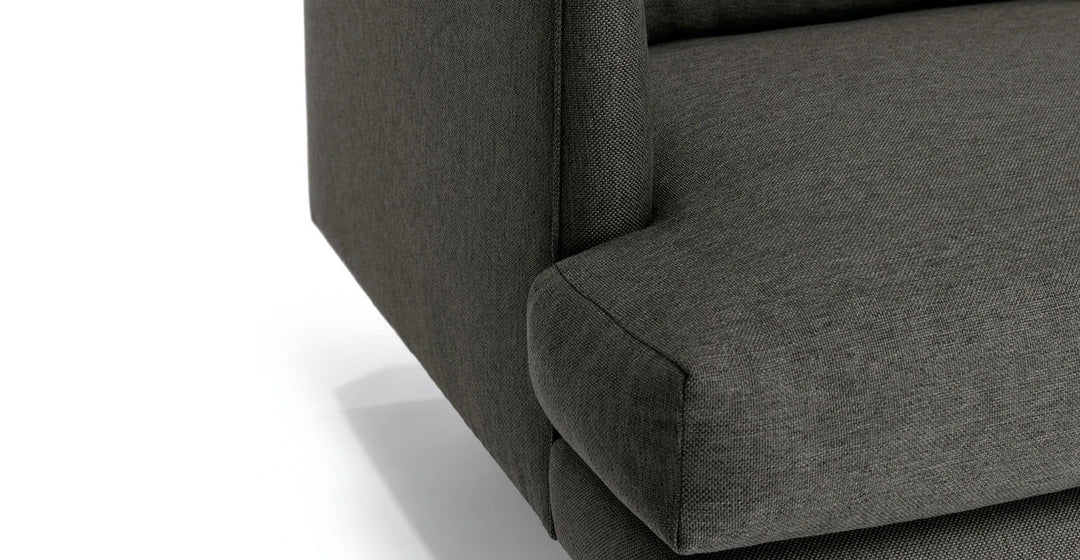 Burrard Graphite Gray Loveseat