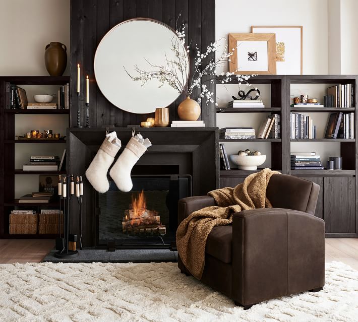 Folsom Tall Bookcase Charcoal