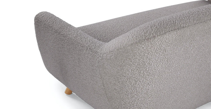 Gabriola Dover Gray Boucle Loveseat