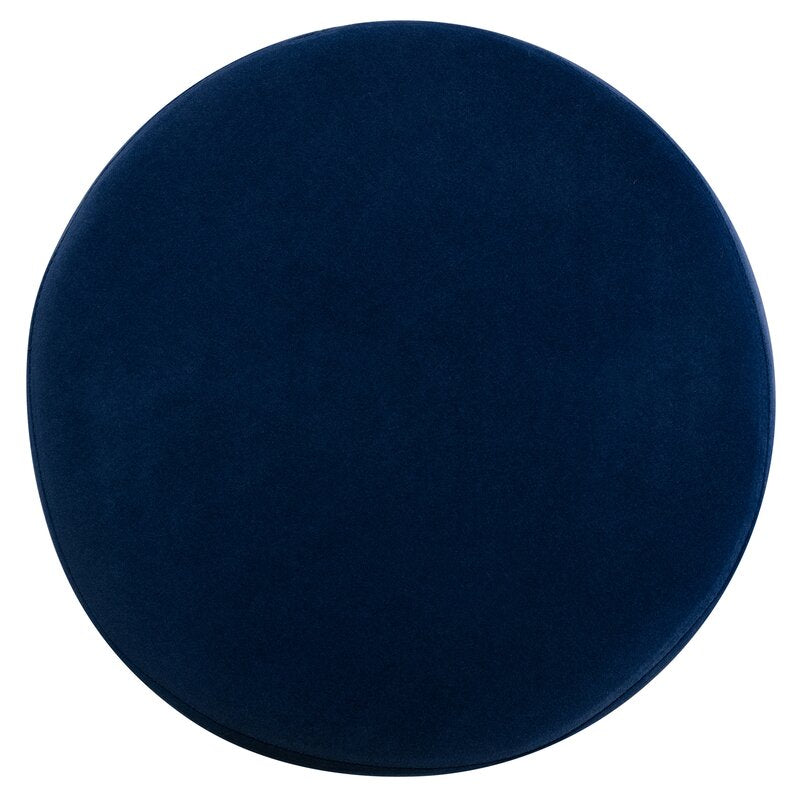 Andromedae 15.4 Velvet Round Storage Ottoman