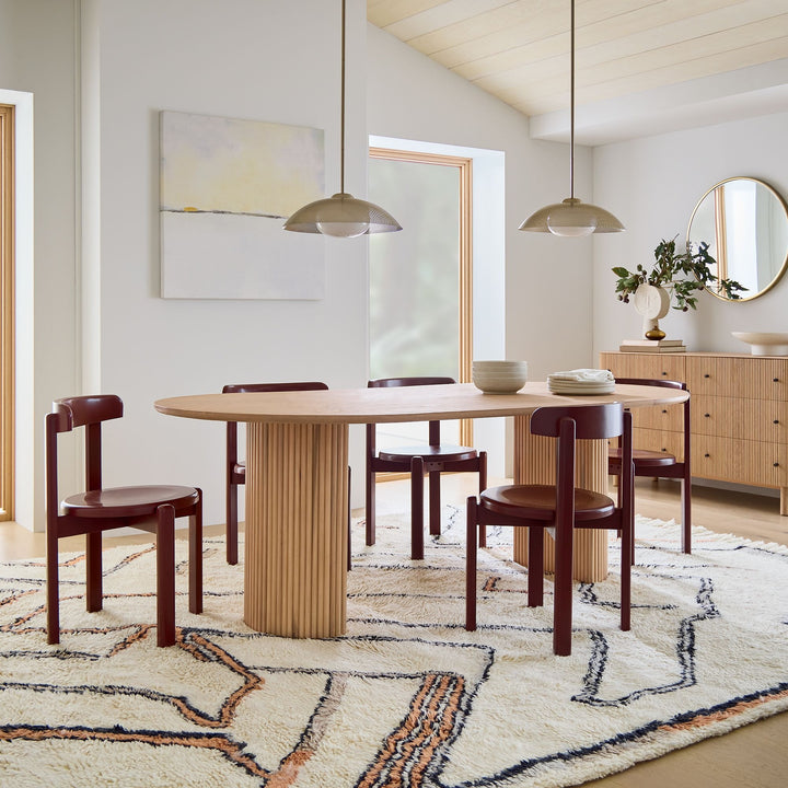 Ellington Oval Pedestal Dining Table 86