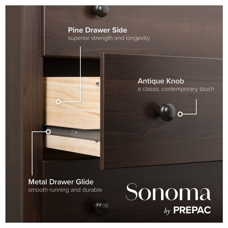 Sonoma 6 Drawer Dresser
