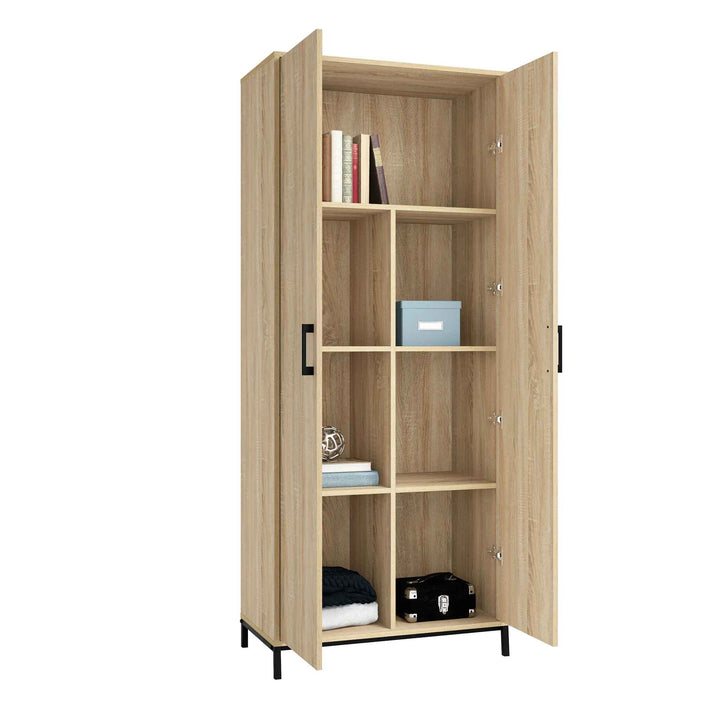 Clower 7 Shelf Storage Cabinet