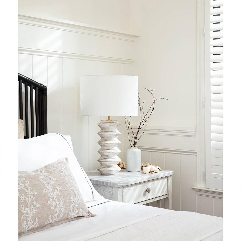 Regina Andrew Nova French Country White Wood Table Lamp