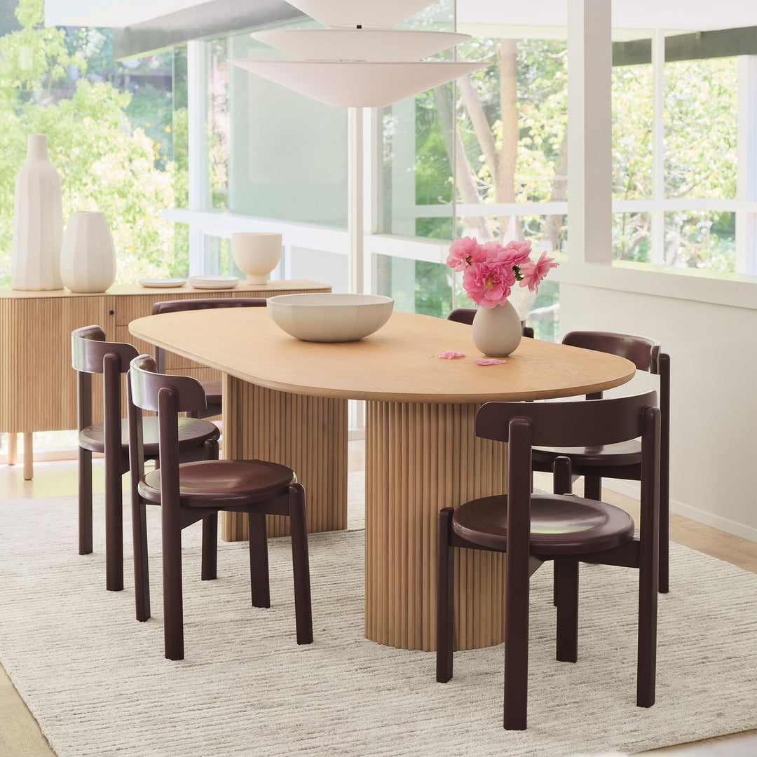 Ellington Oval Pedestal Dining Table 86