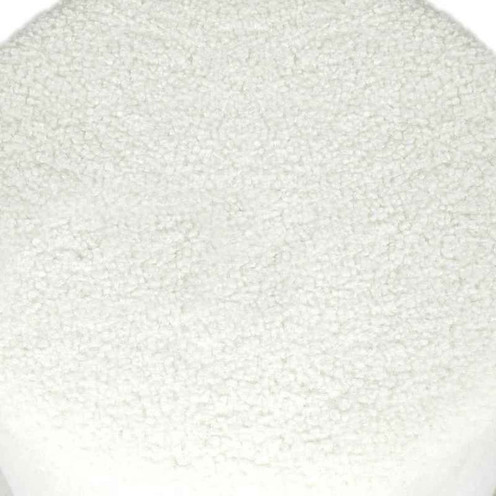 Teddy Fleece Round Ottoman With Stroage