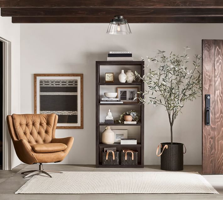 Folsom Tall Bookcase Charcoal
