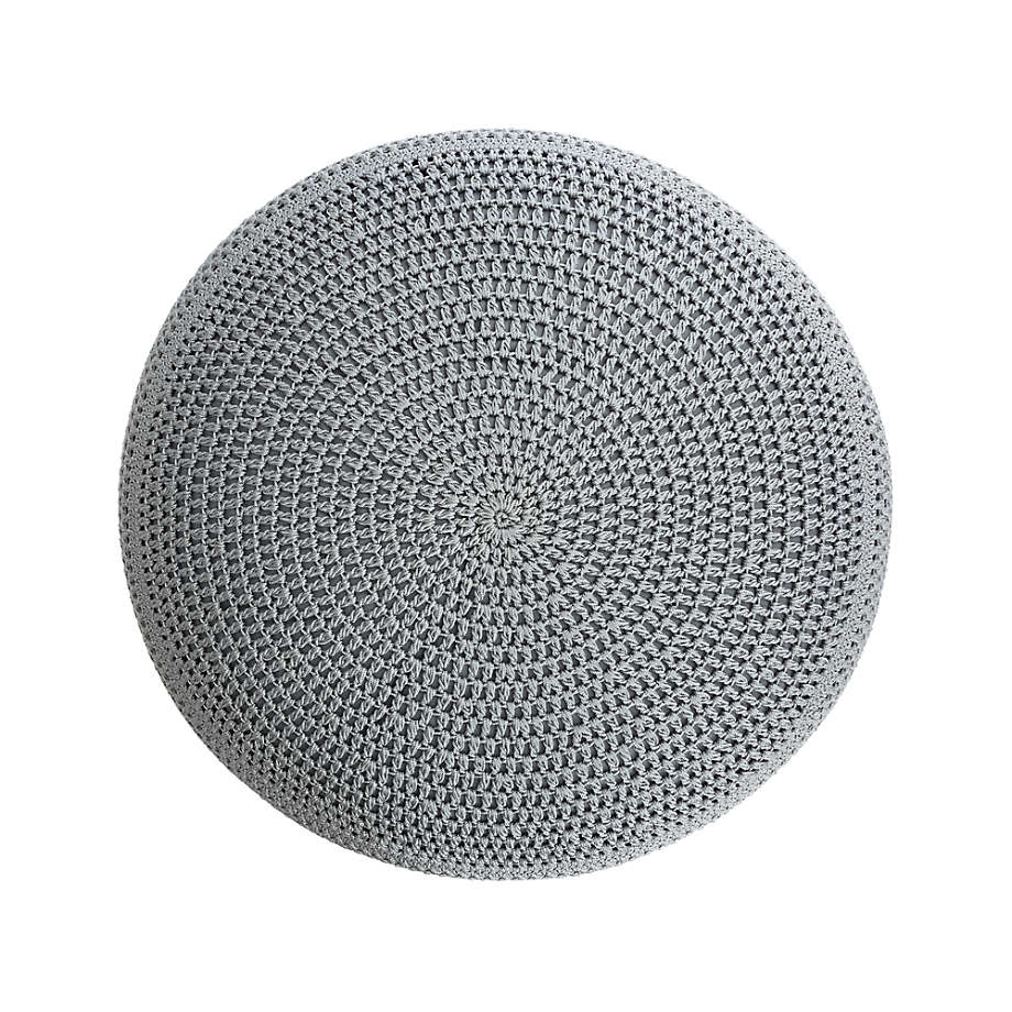 Grey Outdoor Pouf
