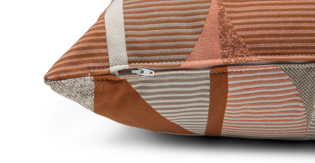 Molbo Jacquard Red Pillow With Insert-22"x22"