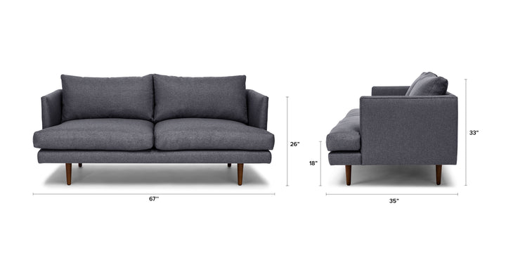 Burrard Stone Blue Loveseat