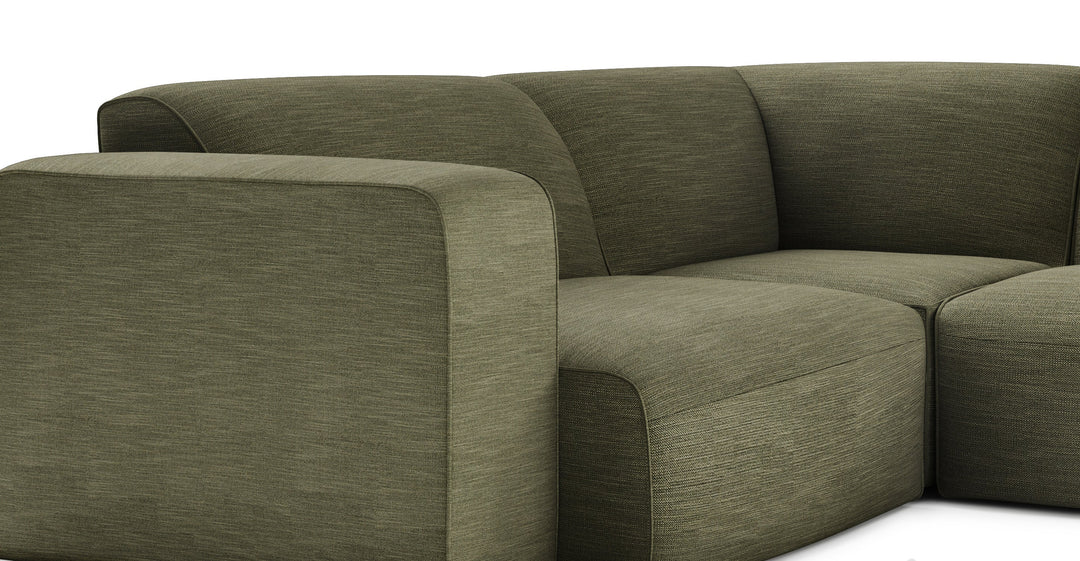 Sanna Magnet Green Right Corner Sectional
