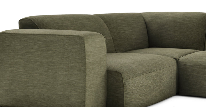 Sanna Magnet Green Right Corner Sectional