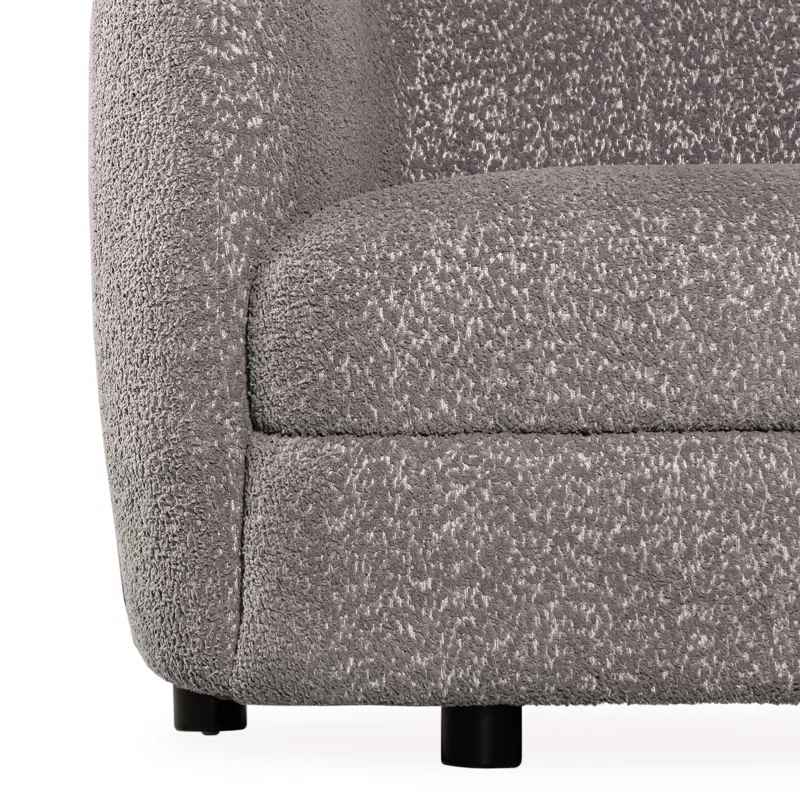Tuxedo Arm Curved Sofa