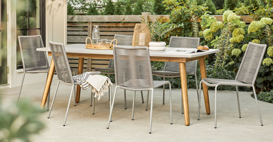 Zina Heathered Gray Dining Chair