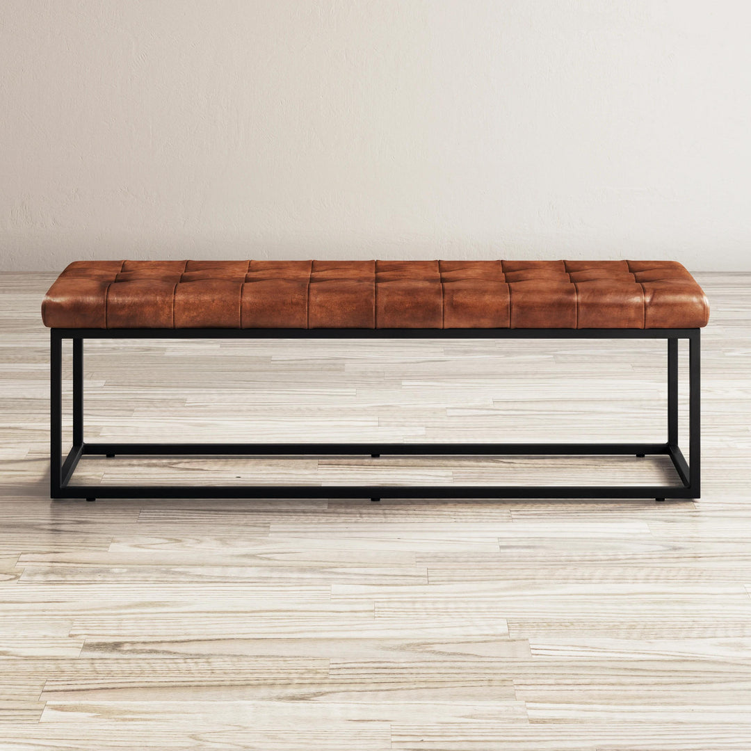 Pearson Genuine Leather Bench