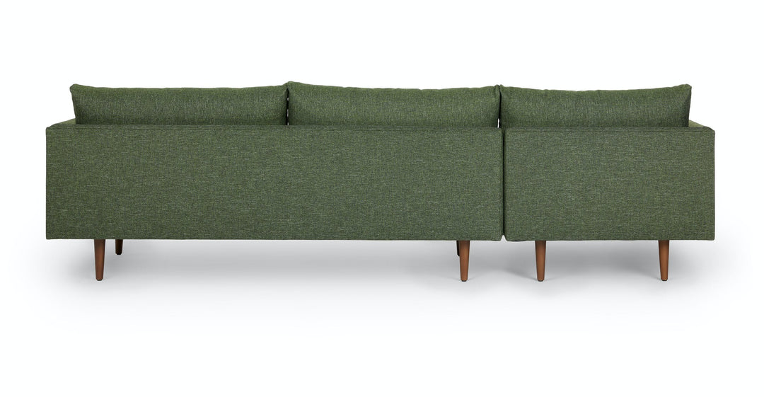 Burrard Forest Green Left Sectional