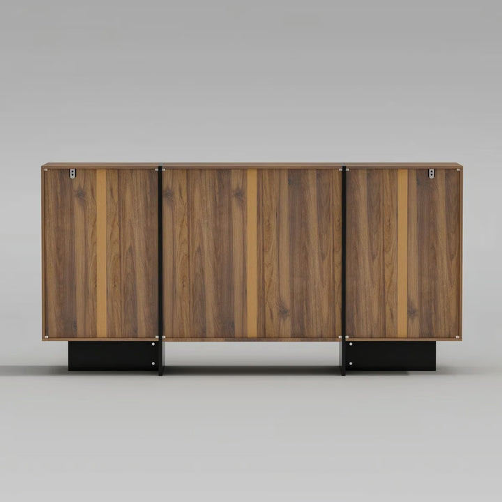 Mid Century Modern 12 Drawer Dresser With Wooden Base
