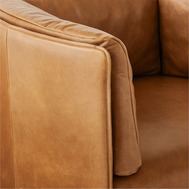 Clarendon Saddle Leather Accent Chair