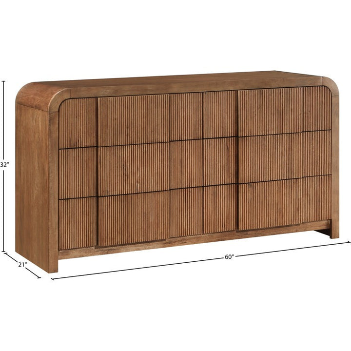 Fluted 6 - Drawer Dresser