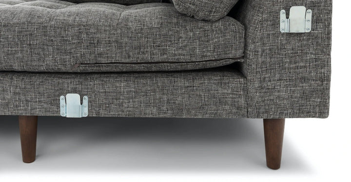 Sven Briar Gray Left Sectional Sofa