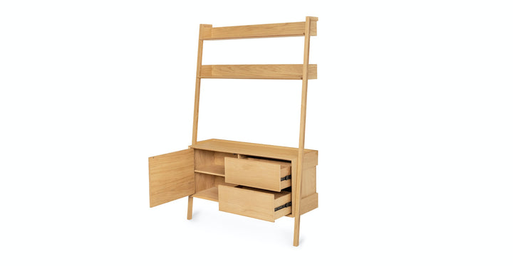 Fantol Oak Storage Shelf