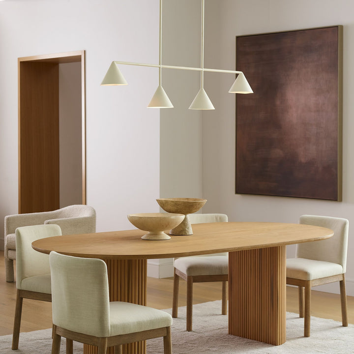 Ellington Oval Pedestal Dining Table 86