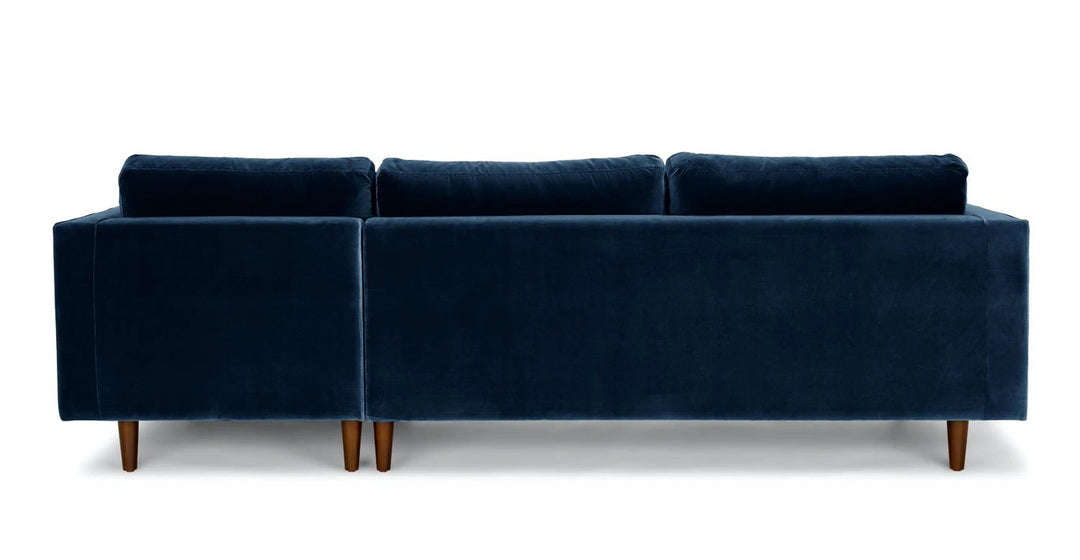 Sven Cascadia Blue Right Sectional Sofa