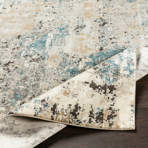 Pune Plush Patterned Machine Woven Rug