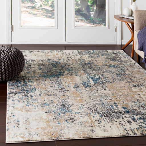 Pune Plush Patterned Machine Woven Rug