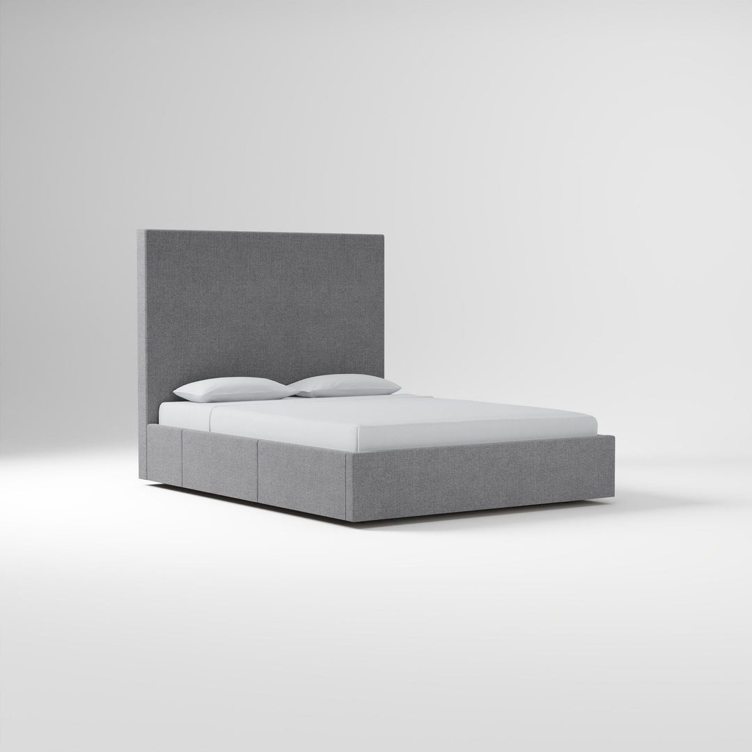 Emmett Nontufted Side Storage Bed-Queen