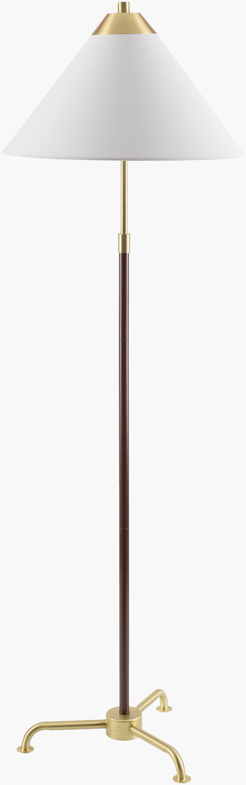 Brass Mid-century Mae Floor Lamp