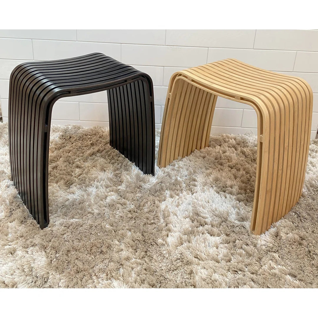Bamboo Spa Stool 18" Tall