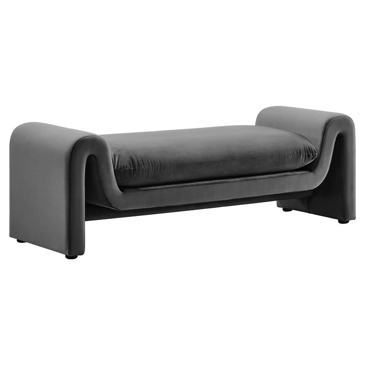 Wavie Performance Velvet Bench - Gray