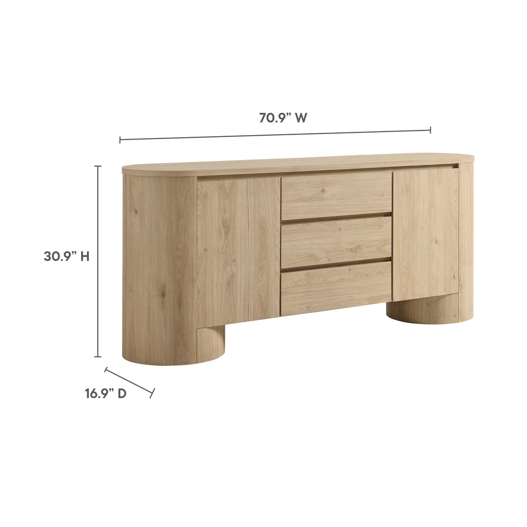 Maddie Rounded Sideboard