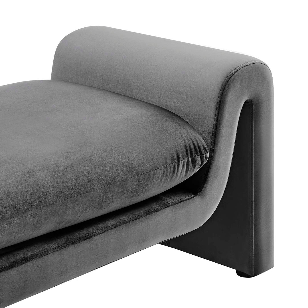 Wavie Performance Velvet Bench - Gray