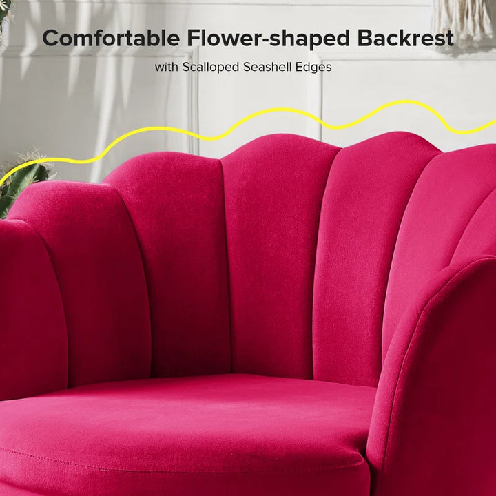 Hendrix Velvet Accent Chair