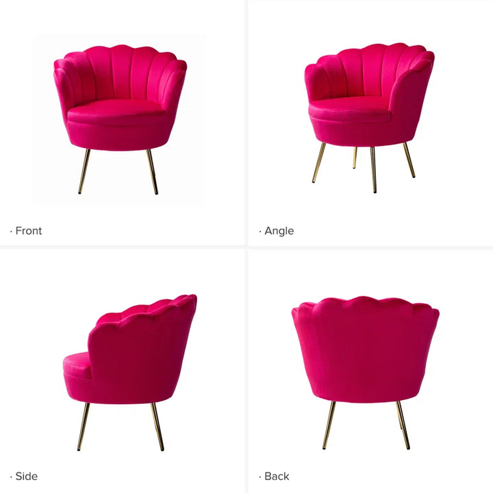 Hendrix Velvet Accent Chair